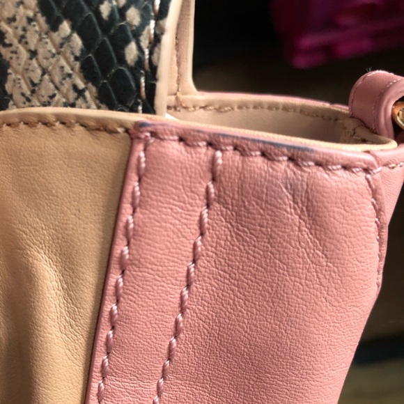 Pour La Victoire Provence Mini Satchel Dusty Pink Multi - Picture 14 of 16